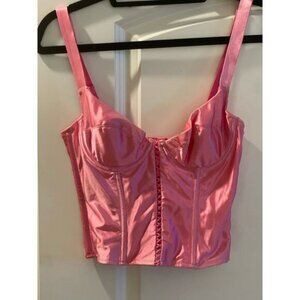 Corset Josie  pink 36A/B under wire adjustable straps midriff  26” waist